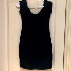 Black cocktail dress